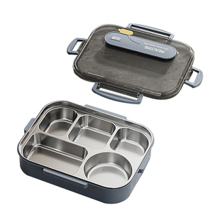 不锈钢保温饭盒上班族大容量便当餐盒初中学生专用食堂打饭巨能装