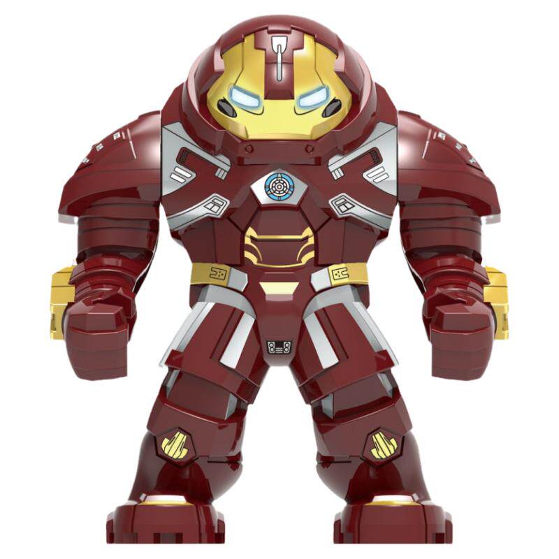 中国积木复联超英反浩克装甲绯红女巫雷神洛基海姆蝙蝠侠积木人仔