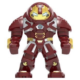 中国积木复联超英反浩克装甲绯红女巫雷神洛基海姆蝙蝠侠积木人仔