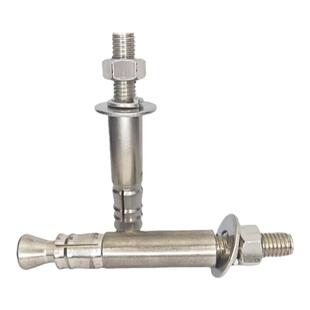 304不锈钢扩底机械锚栓膨胀螺丝后切式重型锚栓M8M10M12单管螺栓