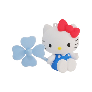正版hellokitty车载香薰KT猫汽车空调出风口香水夹高级感车内饰品