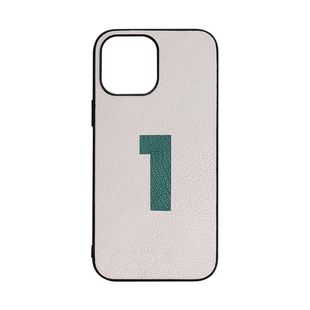 里面LM｜数字款真皮适用iPhone17ProMax华为Pura80情侣手机壳定制精致个性不撞壳小众多色可选原创设计