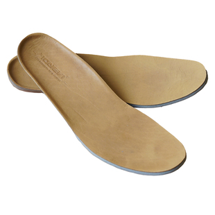 2cm内增高植鞣革头层牛皮鞋垫vintage运动透气减震工装靴男真皮