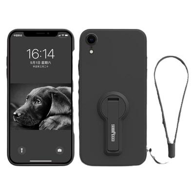 适用苹果xr手机壳带支架新款iPhonexsmax男款2022年女款iPhonex手机套iPhonexr苹果10 x带高端支架挂绳手绳