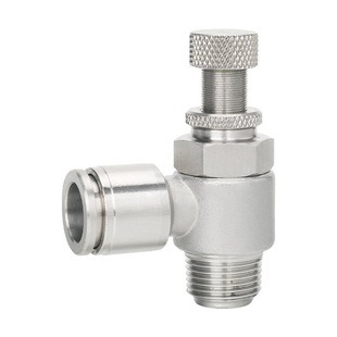 不锈钢304快插调节调气调速调压节流阀SL控制开关接头气管流量限