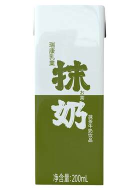 瑞康抹茶牛奶儿童牛奶饮料办公室饮料抹茶零食早餐奶整箱茶下午茶