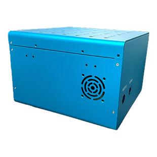 nas机箱定做便携机箱小型全铝机箱极简多盘位散热存储机箱铝合金