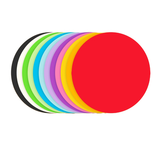 彩色圆形卡纸幼儿园手工硬卡纸小学生美术专用圆卡纸白色加厚牛皮