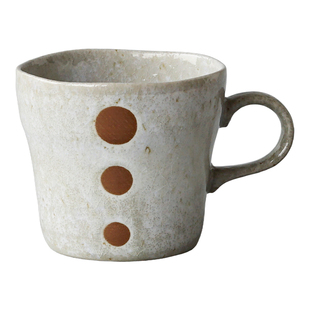 西田木雨 Calm马克杯 拿铁拉花杯220ml波点条纹进口设计感咖啡杯