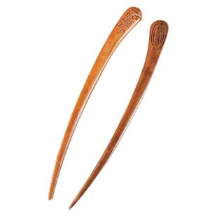 雷击木道士家发簪子剑中女式高级感国古风典头饰实木头木制汉服复