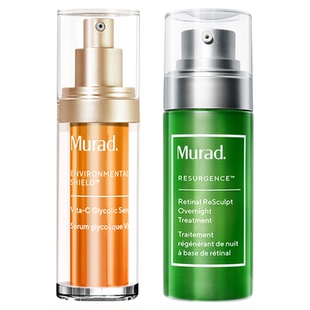 【新年礼物】Murad/慕拉得A醛精华+VC精华早C晚A紧致抗老焕亮