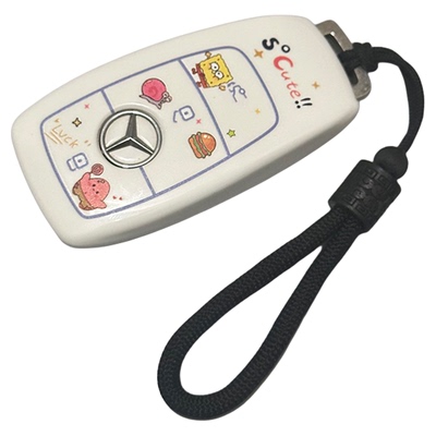 适用奔驰e300l c260l glc c200l glb220壳a200l扣gla车cla钥匙套