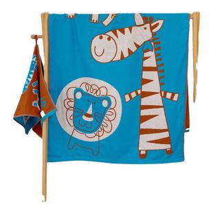 儿童毛巾雅赞高品质三层纱布不掉毛洗脸擦手柔软洗澡成人吸水纯棉