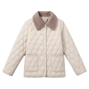 工厂188【加绒加厚PU皮衣】妈妈装免洗外套秋冬冬季保暖棉衣A66