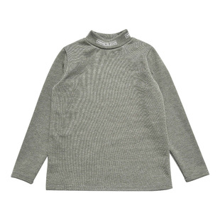 胖男童加绒卫衣秋冬内穿儿童加肥加大码男孩加厚一体绒内搭打底衫