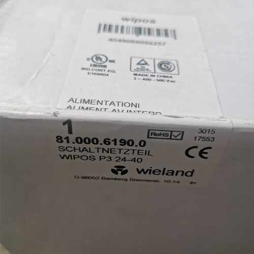 议价WIPOS P3 24-40 库存全新wieland电源 81.000.6190.0 请咨询