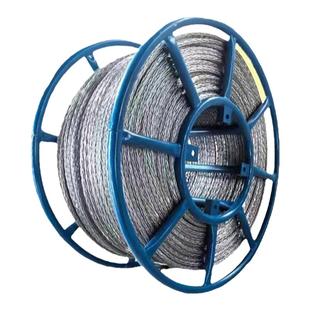 防扭钢丝绳电力牵引绳9 11 13 15mm绞磨机拉电缆不旋转无扭钢丝绳