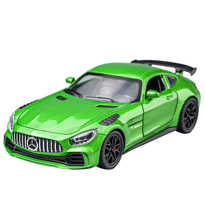 奔驰AMG绿魔GTR合金模型玩具车