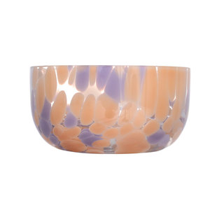 月桂花碗!初云手工沙拉碗 手作玻璃色拉碗抹茶碗茶器家用甜品碗