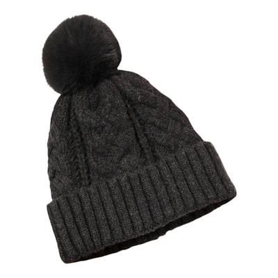 毛线帽针织帽女加绒保暖百搭冬季