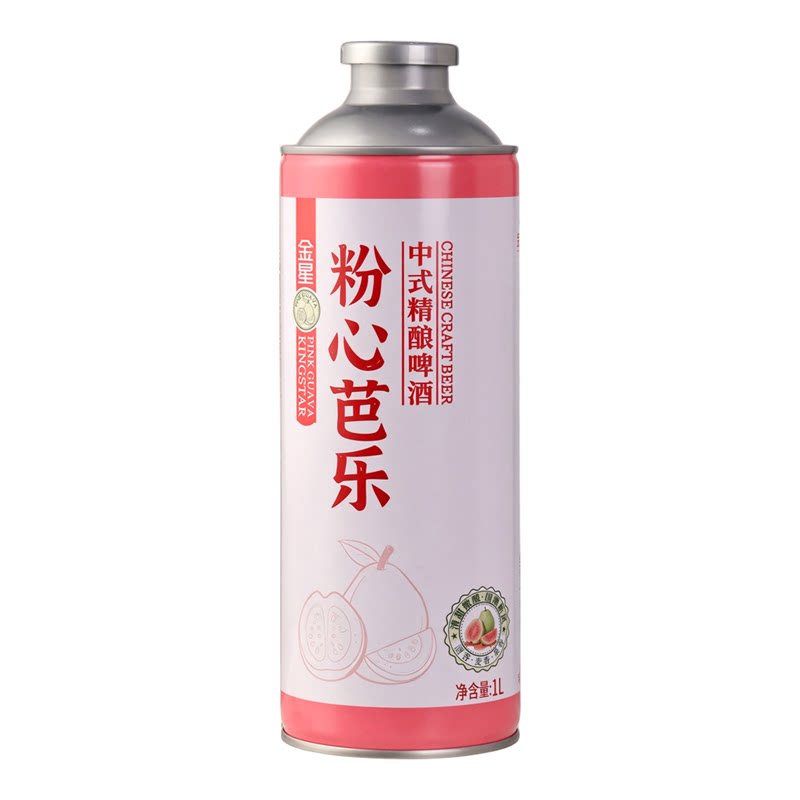 正品金星冰镇西瓜啤酒1L*6罐