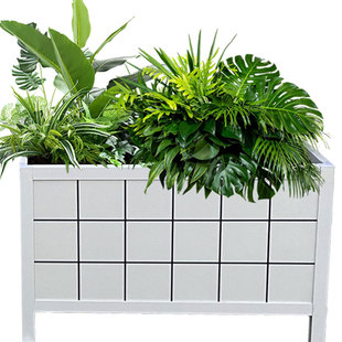 瓷砖种植箱配件天台阳台庭院种树箱种菜箱铝合金框架户外花坛花箱