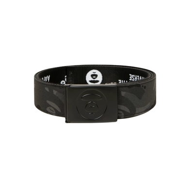 Aape猿人迷彩字母提花潮流腰带