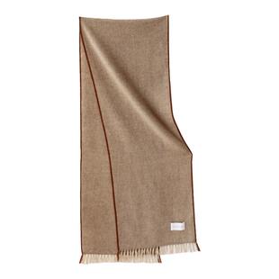 AI家意式松弛感新贵年轻围巾 英伦摩登男女纯山羊绒欧美情侣款