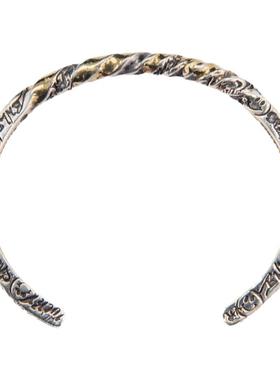 BillWallLeather鎏金方纽结手镯