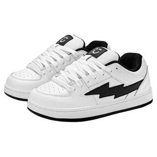 MINISO/名创优品鞋子男学生运动滑板鞋情侣款潮牌复仇风暴闪电鞋