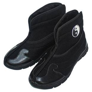 武当运动底冬季加绒太极鞋十方鞋免系道士鞋棉鞋云勾鞋武术鞋男女