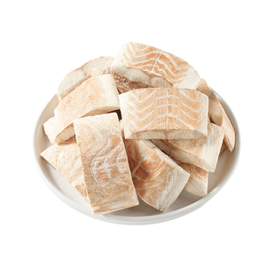 冻干鳕鱼块鱼油毛磨牙宠物零食狗狗零食牙棒猫咪零食原切成幼猫粮