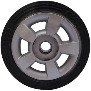 荣高电动伸缩门铝芯门体轮金阳光伸缩门排轮直径95铸铝橡胶小轮子