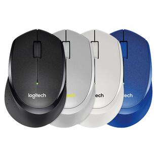 罗技M330无线静音鼠标无声商务办公家用电脑笔记本M280正品未拆