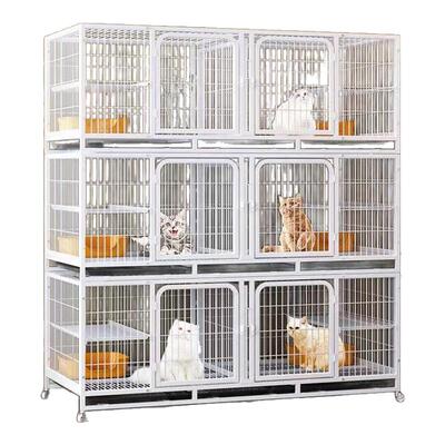 猫笼多层隔断子母笼鸽子鸟繁殖笼室内加密宠物店寄养笼配对金属笼