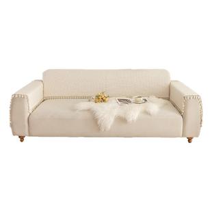 法式复古仿麻蕾丝沙发靠背盖巾通用沙发套长条扶手巾盖布防尘防滑