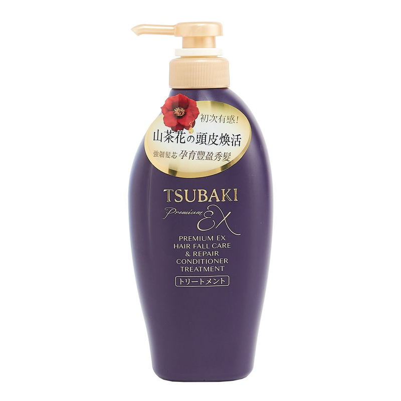TSUBAKI山茶花焕活护发素450毫升受损发质男女通用进口版修护亮泽