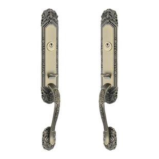 双开大门锁对开门木门入户门锁具欧式豪华双拉别墅防盗门门锁欧式