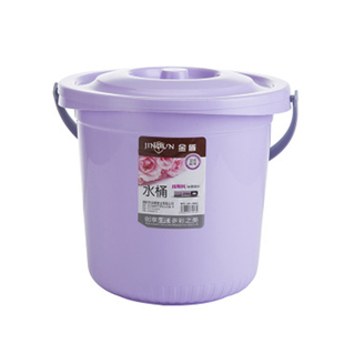 带盖水桶加厚桶套装家用宿舍食用级塑料手提桶学生圆桶大小包邮