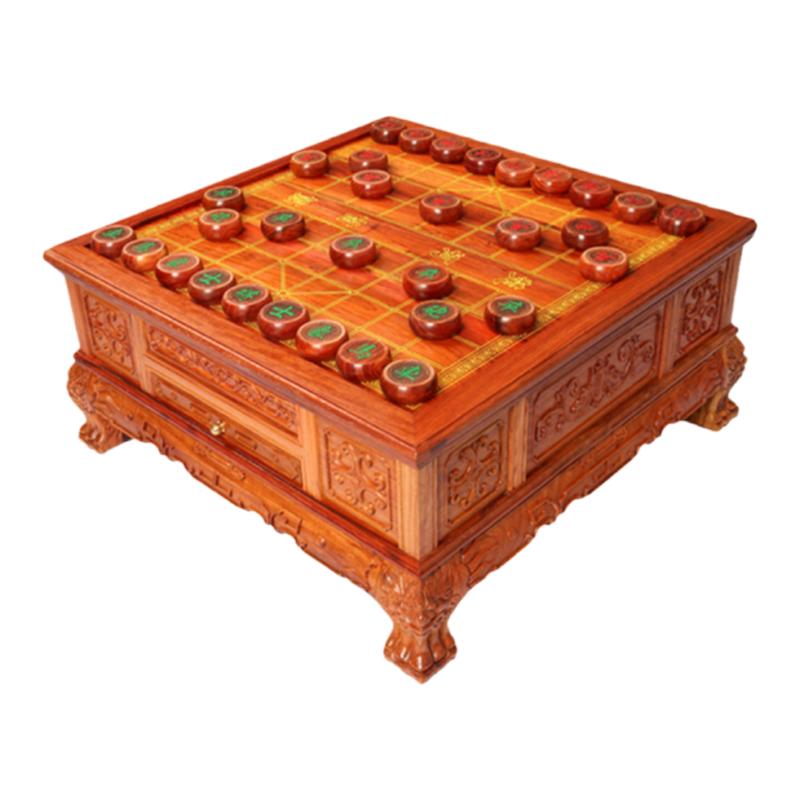 缅甸花梨木棋桌象棋围棋五子棋