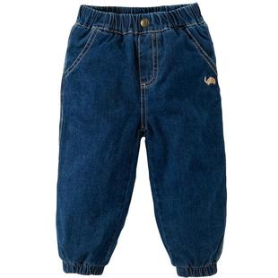 【商场同款】戴维贝拉儿童裤子2026冬装男童休闲牛仔棉裤夹棉加厚