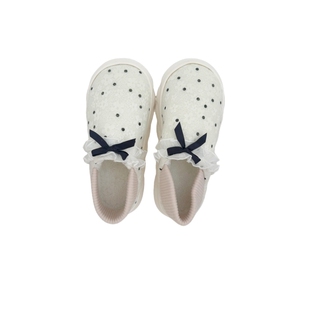 波点居家月子鞋冬季保暖包跟透气棉布软底防滑孕妇产后全包棉鞋