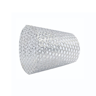 PVC排水口墙角地漏下水道110侧排圆孔不锈钢内插地漏天台防鼠滤网