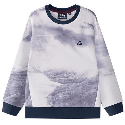 FILA斐乐女中大童套头卫衣