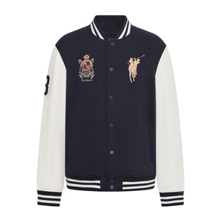 POLOWALK男士夹克外套秋冬新款美式休闲户外街头薄绒棒球服男上衣