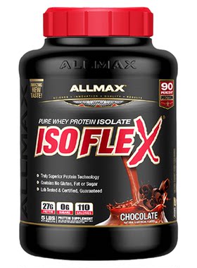 ALLMAX纯分离乳清蛋白粉蛋白质粉Isoflex运动营养健身健肌粉whey