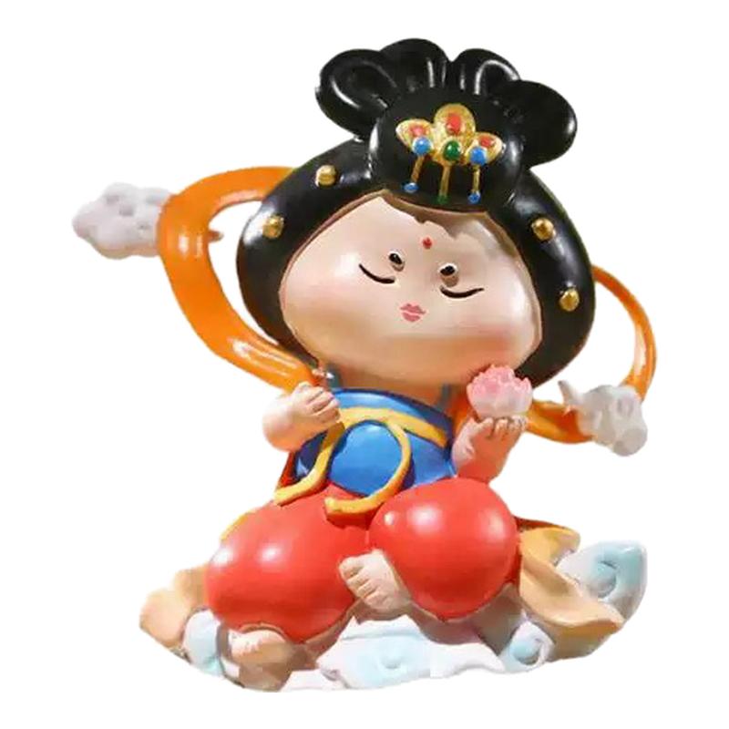 国潮卡通公仔新款唐妞驾到敦煌飞潮玩盲盒