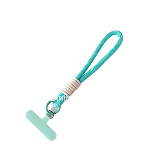 夏季多巴胺短款手机挂绳双色夏天女手提防丢手绳夏日手腕带钥匙链挂件腕带链粗版夹片固定挂饰绳子手链带子新