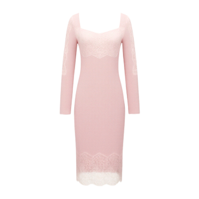 LaborofLove真丝羊毛蕾丝长裙