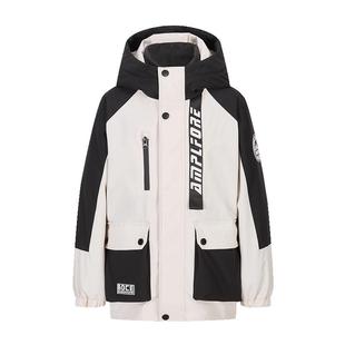 雪中飞儿童羽绒服【一衣三穿】男女童中长款工装印花中大童两件套